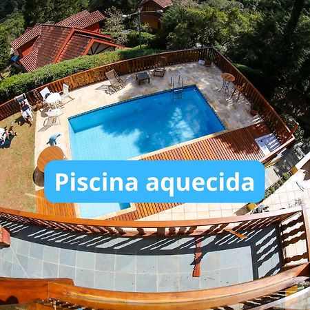 Chale Belga Em Condominio - 1,2 Km Do Centro Turistico Capivari Campos do Jordão Eksteriør billede